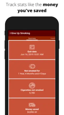 I Give Up Smoking android App screenshot 7